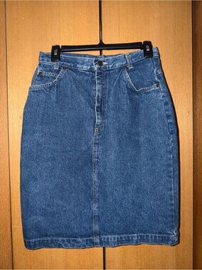 Vintage Classic Blue Denim Skirt